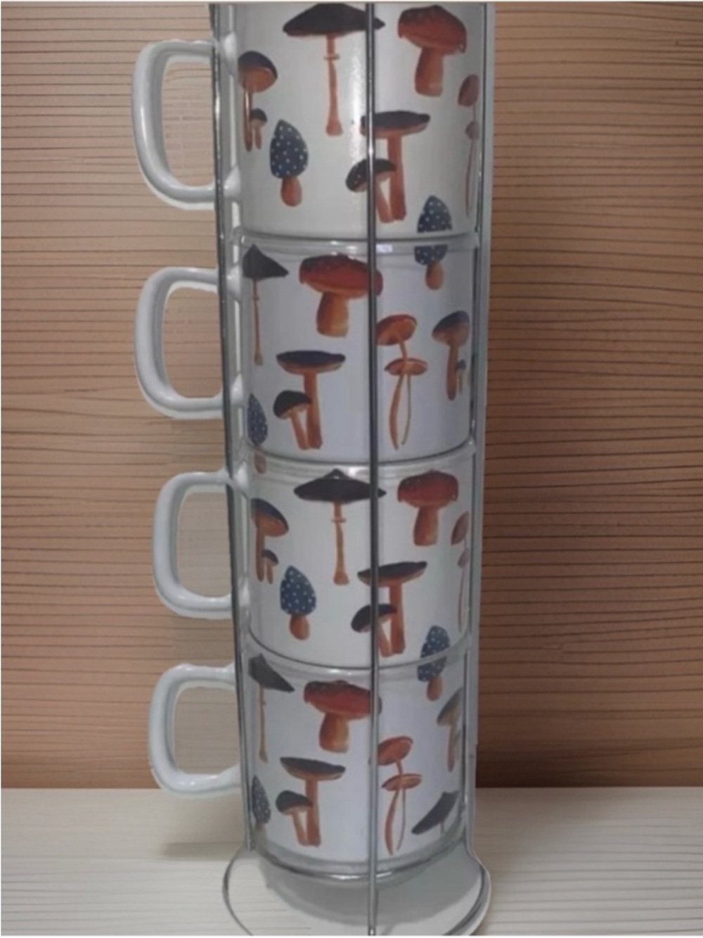 Mushroom 🍄 Print Stackable Mug Set